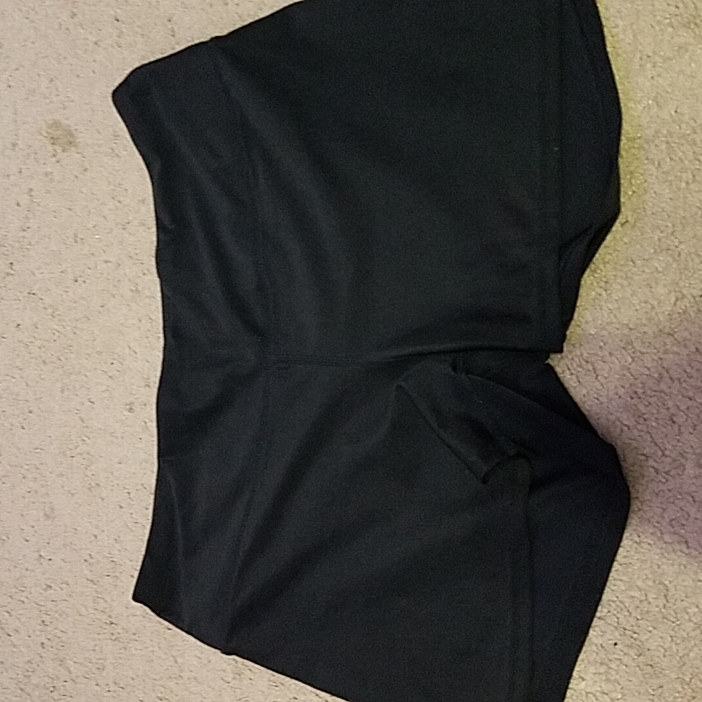 black spanex shorts